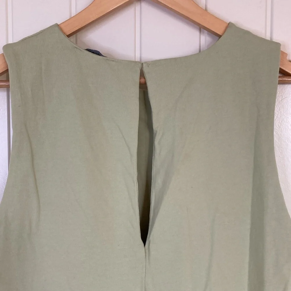 Zara Light Green Sleeveless Romper - Picture 5 of 13